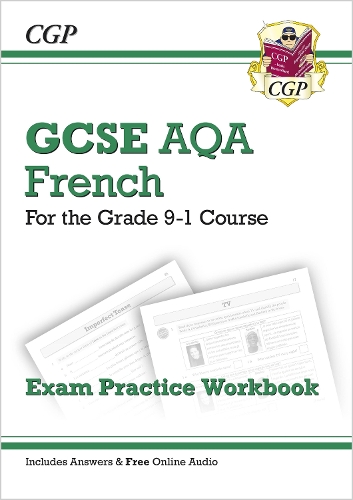 Паперова книга «GCSE French AQA Exam Practice Workbook (includes Answers & Free Online Audio)», автор CGP Books - фото №1