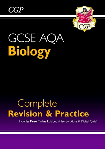 Бумажная книга «GCSE Biology AQA Complete Revision & Practice includes Online Ed, Videos & Quizzes: for the 2025 and 2026 exams», автор CGP Books - фото №1