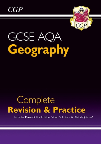 [object Object] «GCSE Geography AQA Complete Revision & Practice includes Online Edition, Videos & Quizzes: for the 2025 and 2026 exams», автор CGP Books - фото №1