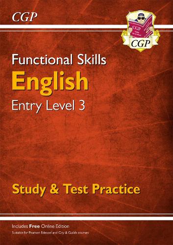 Бумажная книга «Functional Skills English Entry Level 3 - Study & Test Practice», автор CGP Books - фото №1