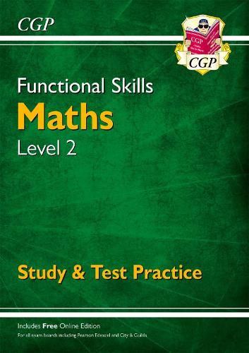 Бумажная книга «Functional Skills Maths Level 2 - Study & Test Practice», автор CGP Books - фото №1