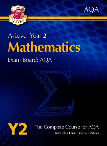 [object Object] «A-Level Maths for AQA: Year 2 Student Book with Online Edition: perfect course companion for the 2025 and 2026 exams», автор CGP Books - фото №1