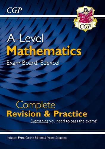 [object Object] «A-Level Maths Edexcel Complete Revision & Practice (with Online Edition & Video Solutions): for the 2025 and 2026 exams», автор CGP Books - фото №1
