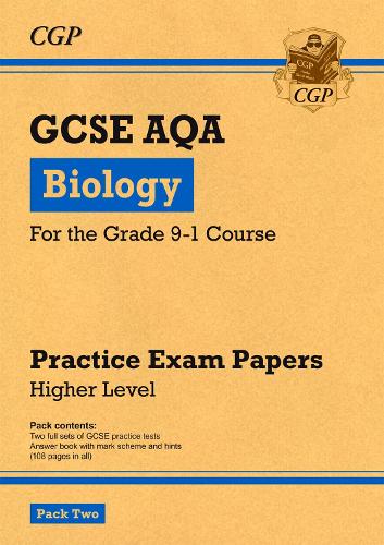 Бумажная книга «GCSE Biology AQA Practice Papers: Higher Pack 2», автор CGP Books - фото №1