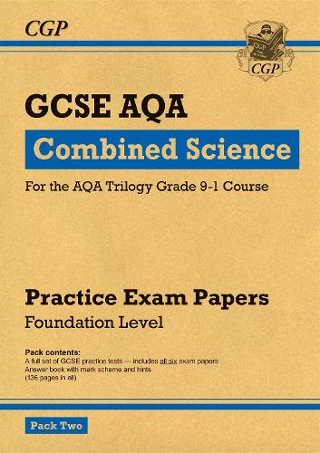 Бумажная книга «GCSE Combined Science AQA Practice Papers: Foundation Pack 2», автор CGP Books - фото №1