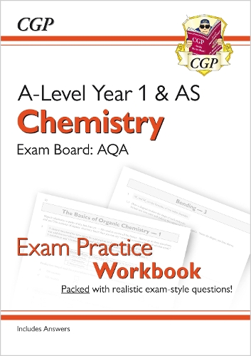 [object Object] «A-Level Chemistry: AQA Year 1 & AS Exam Practice Workbook - includes Answers», автор CGP Books - фото №1