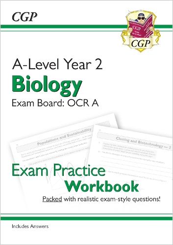 [object Object] «A-Level Biology: OCR A Year 2 Exam Practice Workbook - includes Answers», автор CGP Books - фото №1