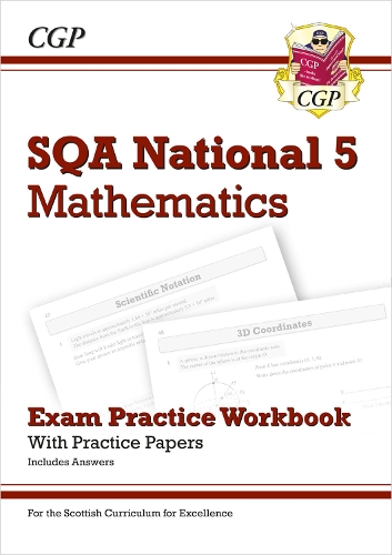 Паперова книга «National 5 Maths: SQA Exam Practice Workbook - includes Answers», автор CGP Books - фото №1