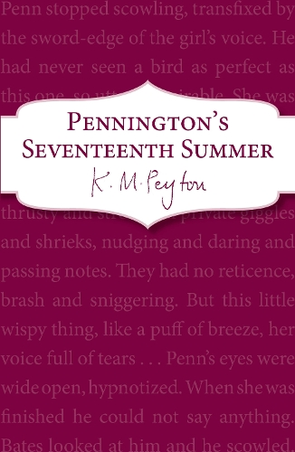 Паперова книга «Pennington's Seventeenth Summer», автор Кетлін Венді Геральд Пейтон - фото №1