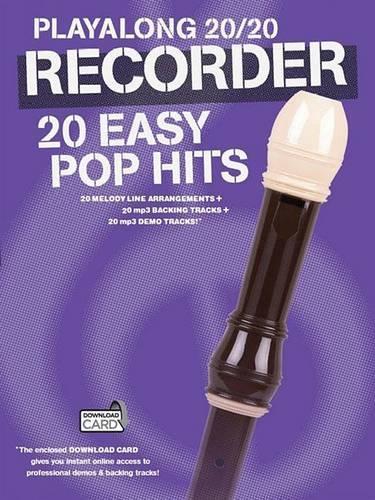 Бумажная книга «Playalong 20/20 Recorder: 20 Easy Pop Hits», автор Издательская корпорация Хэла Леонарда - фото №1
