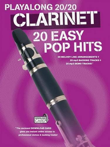 Бумажная книга «Playalong 20/20 Clarinet: 20 Easy Pop Hits», автор Издательская корпорация Хэла Леонарда - фото №1
