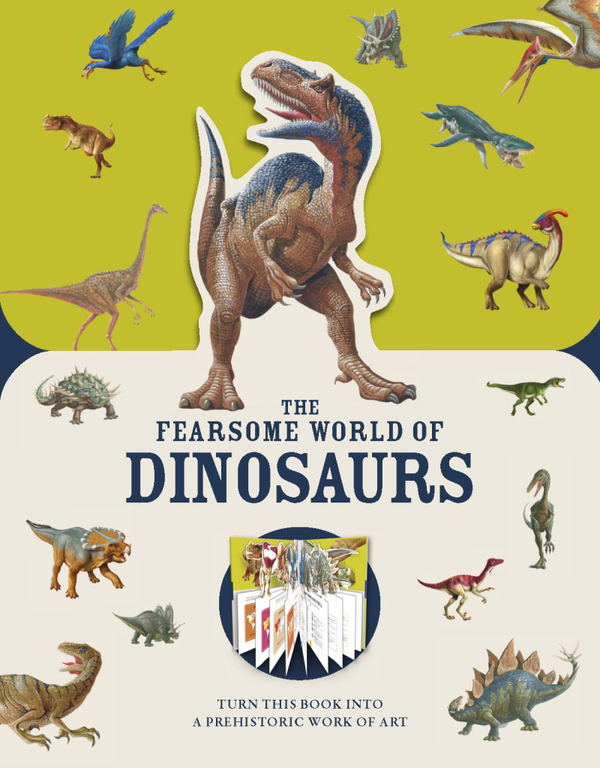 Бумажная книга «Paperscapes: The Fearsome World of Dinosaurs», автор Пэт Джейкобс - фото №1
