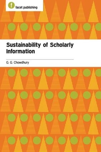 Бумажная книга «Sustainability of Scholarly Information», автор Г. Г. Чоудхури - фото №1