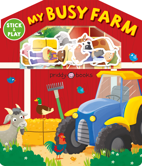 Паперова книга «My Busy Farm: Magic Sticker Play and Learn», автор Роджер Прідді - фото №1