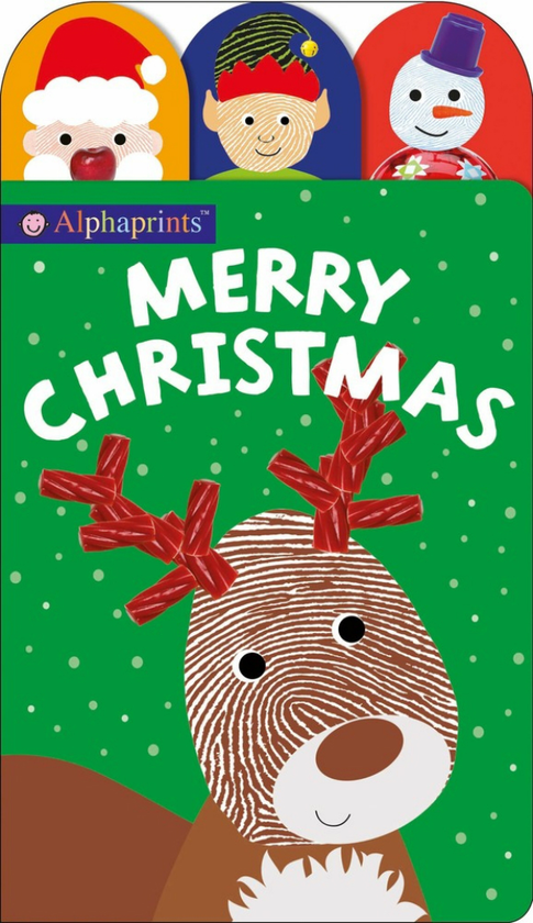 Паперова книга «Alphaprints Merry Christmas», автор Роджер Прідді - фото №1