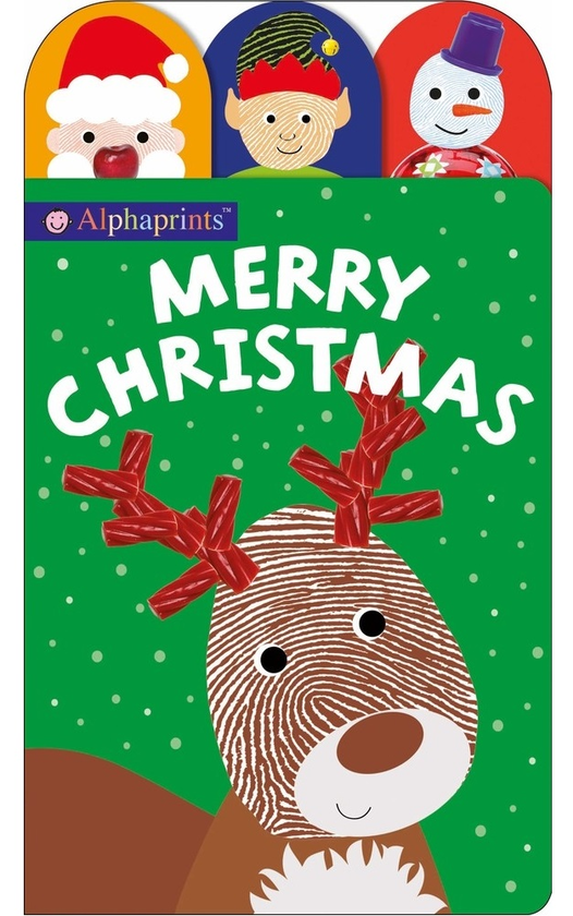 Паперова книга «Alphaprints Merry Christmas», автор Роджер Прідді - фото №1