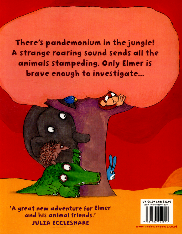Бумажная книга «Elmer and the Monster», автор Дэвид Макки - фото №1