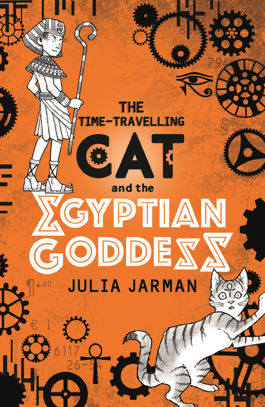Паперова книга «The Time-Travelling Cat and the Egyptian Goddess», автор Джулія Джарман - фото №1