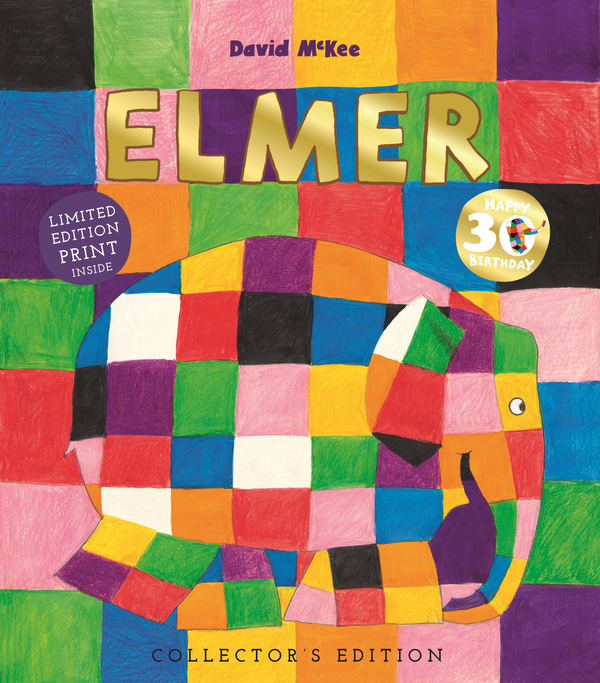 Бумажная книга «Elmer. 30th Anniversary Collector's Edition with Limited Edition Print», автор Дэвид Макки - фото №1