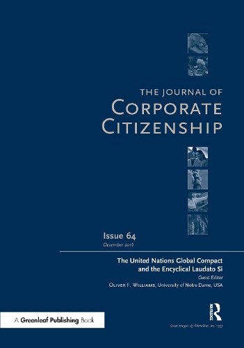 Бумажная книга «The United Nations Global Compact and the Encyclical Laudato Si: A special theme issue of The Journal of Corporate Citizenship (Issue 64)» - фото №1