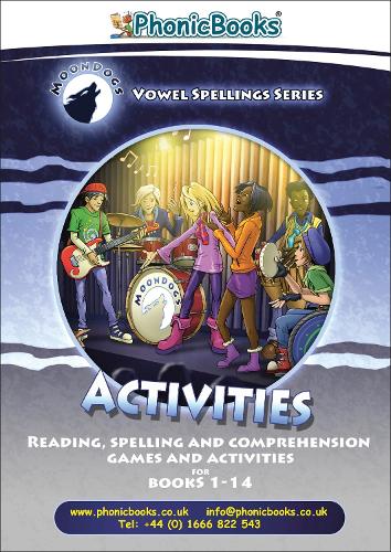 [object Object] «Phonic Books Moon Dogs Set 3 Vowel Spellings Activities: Two alternative vowel spellings», автор Фоник Букс - фото №1