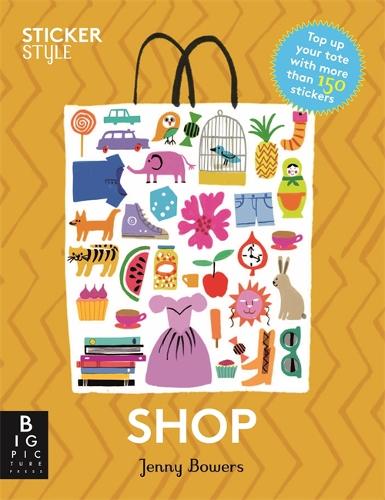 Паперова книга «Sticker Style: Shop», автор Лаура Люнгквіст - фото №1