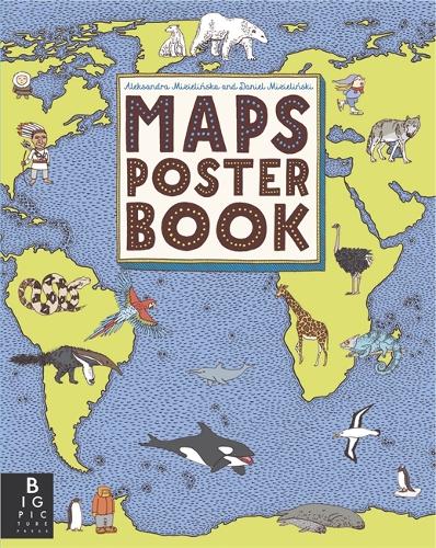 Бумажная книга «Maps Poster Book», авторов Александра Мизелиньская, Даниэль Мизелиньский - фото №1