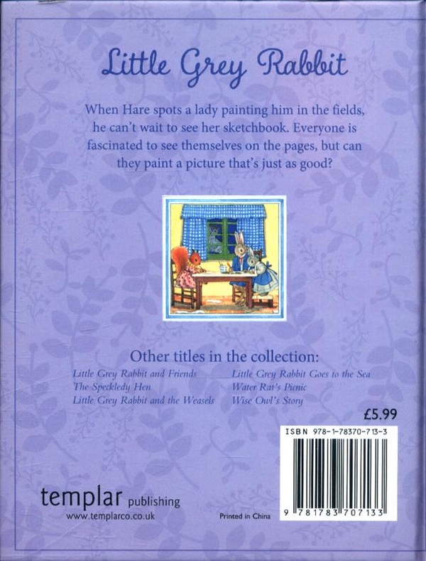 Бумажная книга «Little Grey Rabbit's Paint-Box», автор Элисон Аттли - фото №1