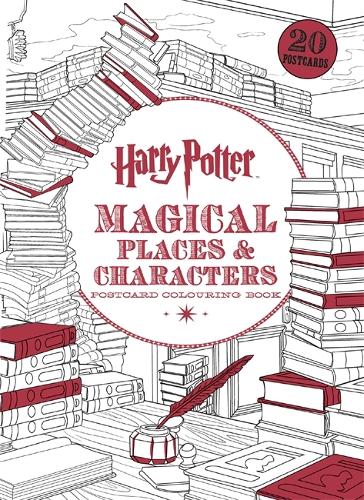 [object Object] «Harry Potter Magical Places & Characters Postcard Colouring Book: 20 postcards to colour», автор Братья Уорнэр - фото №1