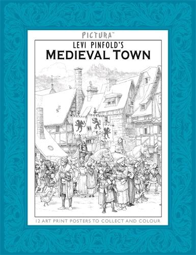 Паперова книга «Pictura Prints: Medieval Town», автор Леві Пінфолд - фото №1