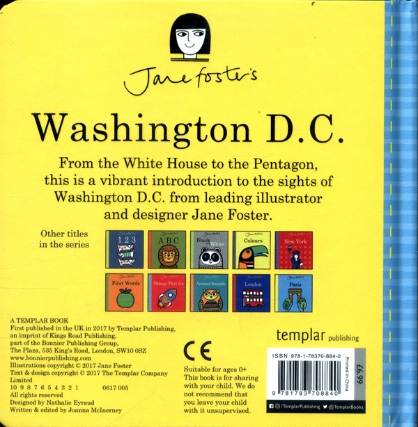 Бумажная книга «Jane Foster's Washington D.C.», автор Джейн Фостер - фото №1