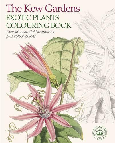 Бумажная книга «Kew Gardens Exotic Plants Colouring Book», автор Arcturus Publishing - фото №1