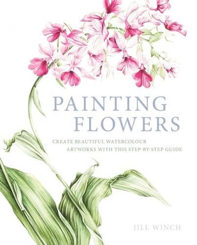 Паперова книга «Painting Flowers», автор Джилл Вінч - фото №1