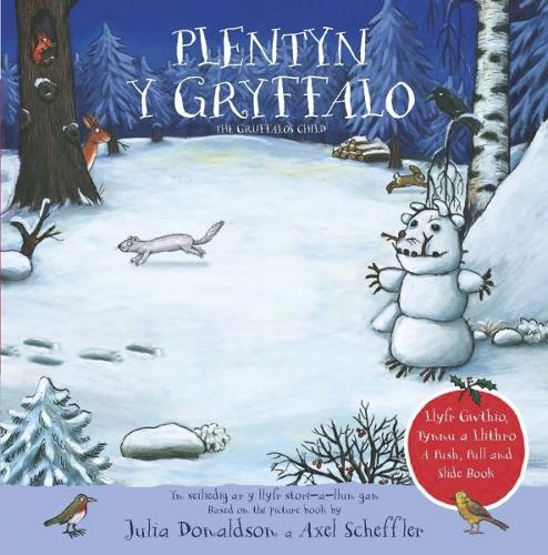 Паперова книга «Plentyn y Gryffalo - Llyfr Gwthio, Tynnu a Llithro / A Push, Pull and Slide Book», автор Джулія Дональдсон - фото №1
