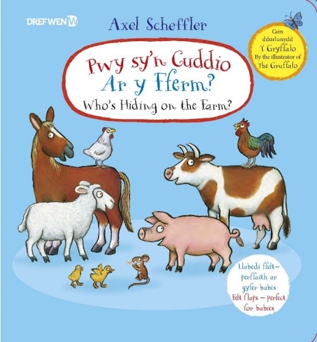 Бумажная книга «Pwy Sy'n Cuddio ar y Fferm», автор Аксель Шеффлер - фото №1