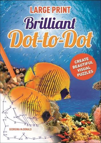 Бумажная книга «Large Print Dot to Dot Brilliant», автор Джорджина Макдональд - фото №1