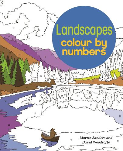 Паперова книга «Landscapes Colour by Numbers», автор Мартін Сандерс - фото №1