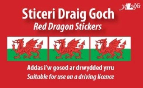 Паперова книга «Sticeri Ddraig Goch / Red Dragon Stickers», автор Y Lolfa - фото №1