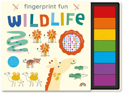 Паперова книга «Fingerprint Fun - Wild», автор Філіп Дансі - фото №1