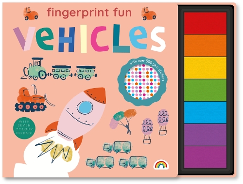 Паперова книга «Fingerprint Fun - Vehicles», автор Філіп Дансі - фото №1