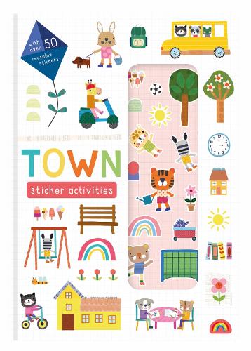 Бумажная книга «Stretchy stickers- Town», автор Филип Донси - фото №1