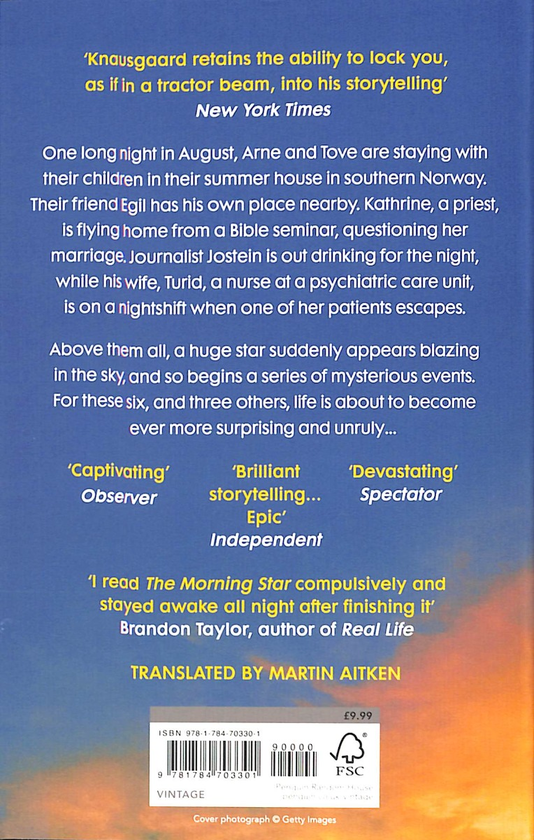 Паперова книга «The Morning Star», автор Карл Уве Кнаусгор - фото №1
