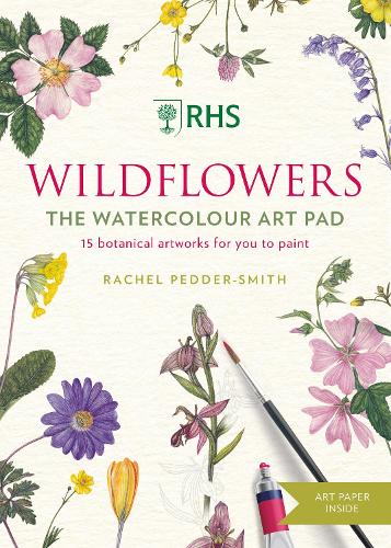 Бумажная книга «RHS Wildflowers Watercolour Art Pad», автор Рейчел Педдер-Смит - фото №1