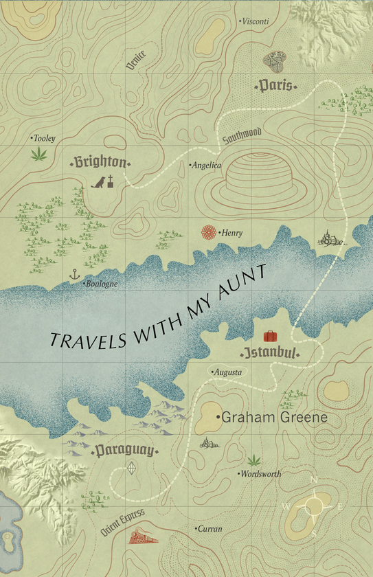 Бумажная книга «Travels With My Aunt», автор Грэм Грин - фото №1