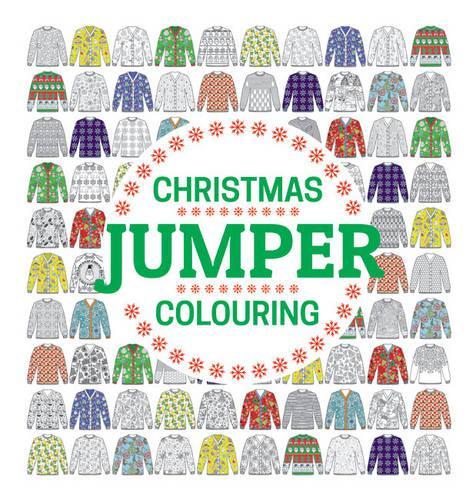 Паперова книга «Christmas Jumper Colouring», автор GMC - фото №1