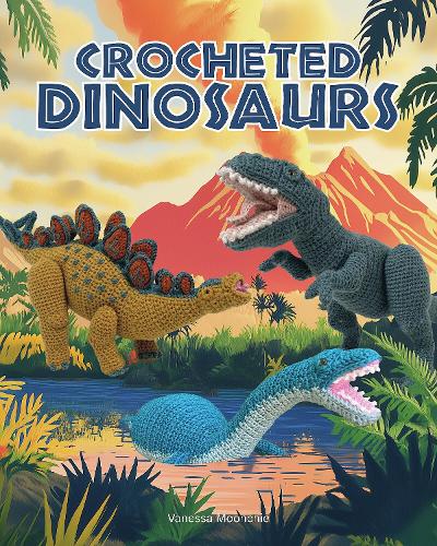 Бумажная книга «Crocheted Dinosaurs», автор Ванесса Мунси - фото №1