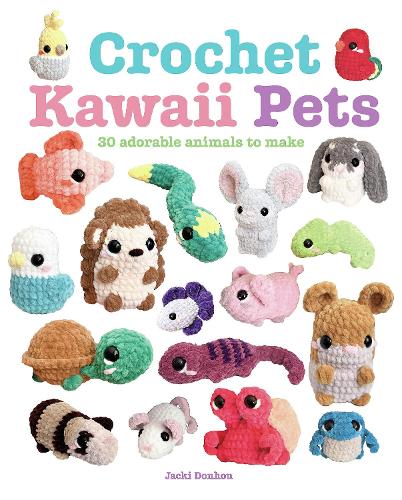 Бумажная книга «Crochet Kawaii Pets: 30 Adorable Animals to Make», автор Джеки Донхоу - фото №1