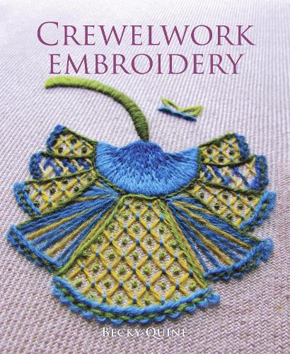 Бумажная книга «Crewelwork Embroidery», автор Бекки Куайн - фото №1