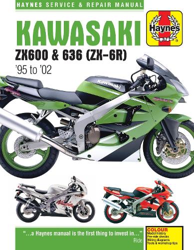 Паперова книга «Kawasaki ZX-6R Ninja (95 - 02)», автор Haynes Publishing - фото №1