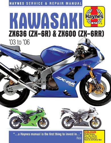Бумажная книга «Kawasaki ZX-6R (03-06): 45080», автор Haynes Publishing - фото №1